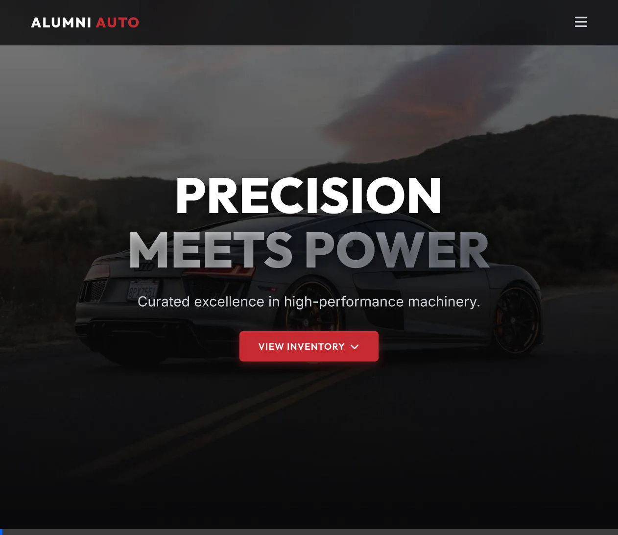 Alumni Interactive Custom Automotive Dealership Software and Inventory Management Demo